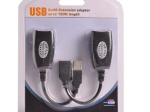 USB Over RJ45 Extension Adapter up to 150 ft length